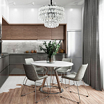 Люстра с хрустальными подвесками в виде капель Antoine Crystal Drops Chrome Chandelier 9 варинант исполнения - 3 | Loft Concept в Красноярске