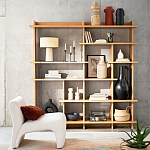 Ваза декоративная из натурального плетеного бамбука Bamboo Decor 32 варинант исполнения - 3 | Loft Concept в Красноярске