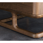 Прикроватный деревянный столик с 2-мя ящиками Moon Walnut Furniture варинант исполнения - 6 | Loft Concept в Красноярске