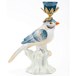 Фарфоровый подсвечник с птицей Eden Garden варинант исполнения - 2 | Loft Concept в Красноярске