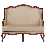 Диван двухместный из натурального бука бежевый Solid Luxury варинант исполнения - 1 | Loft Concept в Красноярске