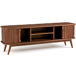 ТВ-тумба с двумя раздвижными дверцами Toinette Brown TV Stand варинант исполнения - 3 | Loft Concept в Красноярске