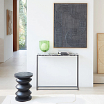 Фигурный приставной столик черного цвета AMORPHOUS варинант исполнения - 4 | Loft Concept в Красноярске