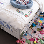 Дизайнерская кровать с системой хранения варинант исполнения - 4 | Loft Concept в Красноярске