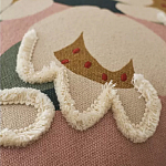 Подушка с цветочным принтом и кисточками Blooming Elegance Daisy варинант исполнения - 6 | Loft Concept в Красноярске