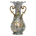 Ваза фарфоровая с попугаями Gaya варинант исполнения - 2 | Loft Concept в Красноярске